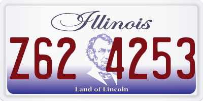 IL license plate Z624253