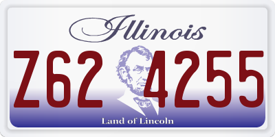IL license plate Z624255