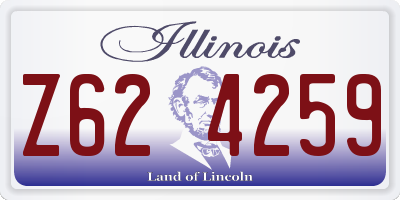 IL license plate Z624259