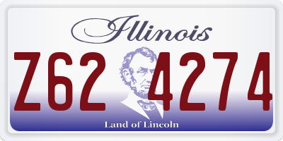 IL license plate Z624274