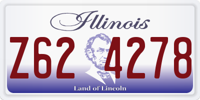 IL license plate Z624278