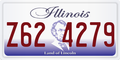 IL license plate Z624279