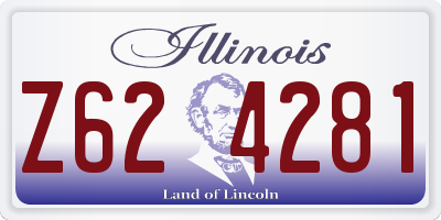 IL license plate Z624281