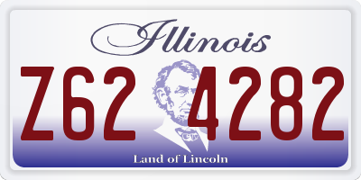 IL license plate Z624282