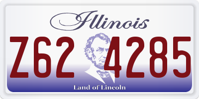 IL license plate Z624285