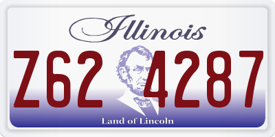 IL license plate Z624287