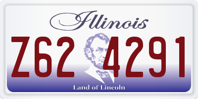 IL license plate Z624291