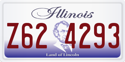 IL license plate Z624293