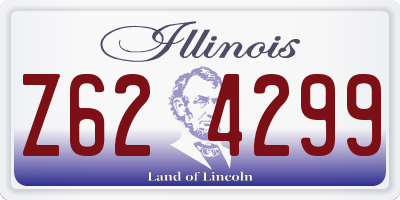 IL license plate Z624299