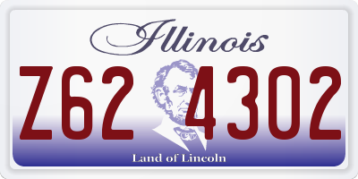 IL license plate Z624302