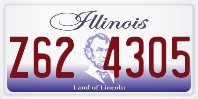 IL license plate Z624305