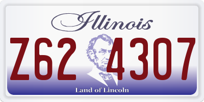 IL license plate Z624307