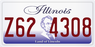 IL license plate Z624308