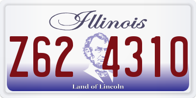 IL license plate Z624310