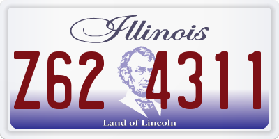 IL license plate Z624311