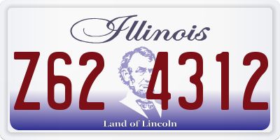 IL license plate Z624312