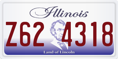 IL license plate Z624318