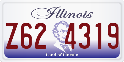 IL license plate Z624319