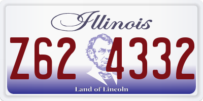 IL license plate Z624332