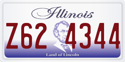 IL license plate Z624344