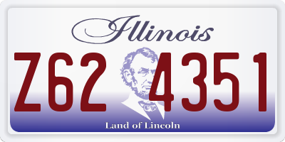 IL license plate Z624351