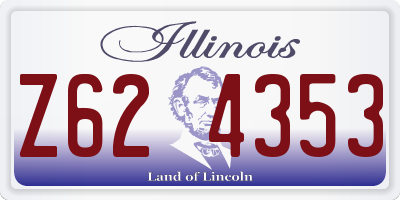 IL license plate Z624353