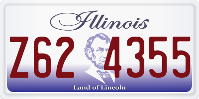 IL license plate Z624355