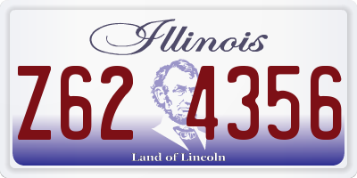 IL license plate Z624356