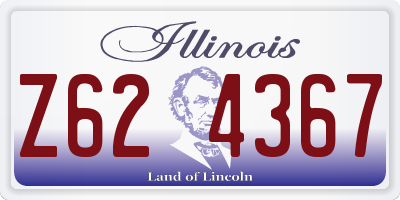 IL license plate Z624367