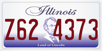 IL license plate Z624373
