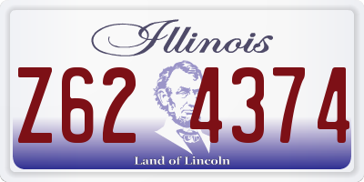 IL license plate Z624374