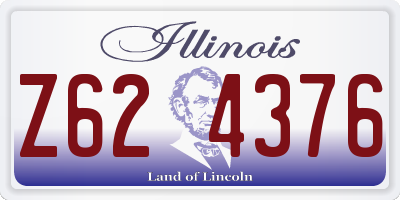 IL license plate Z624376
