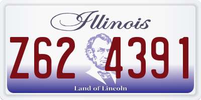 IL license plate Z624391