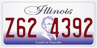 IL license plate Z624392