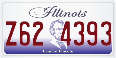 IL license plate Z624393