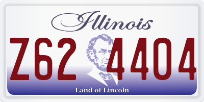 IL license plate Z624404