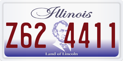 IL license plate Z624411