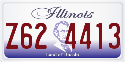 IL license plate Z624413