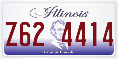 IL license plate Z624414