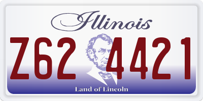 IL license plate Z624421