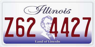 IL license plate Z624427