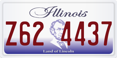 IL license plate Z624437