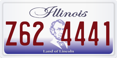 IL license plate Z624441