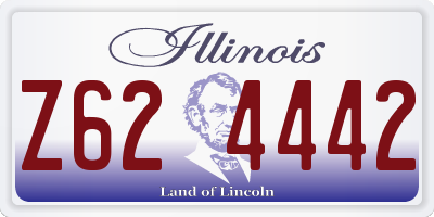 IL license plate Z624442