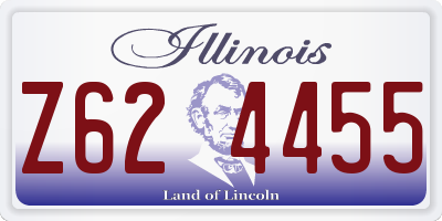 IL license plate Z624455