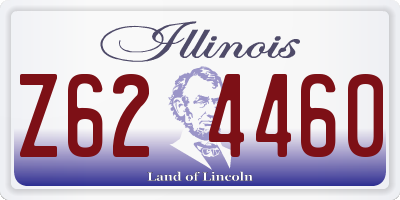 IL license plate Z624460