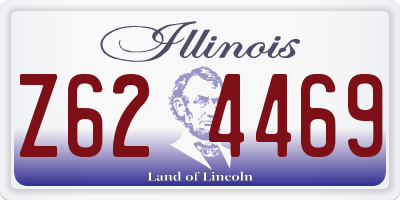 IL license plate Z624469