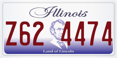 IL license plate Z624474