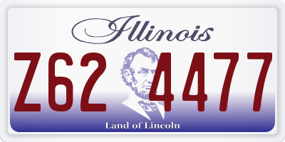 IL license plate Z624477