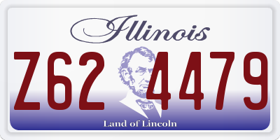 IL license plate Z624479